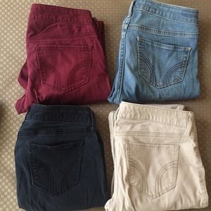 Hollister pants bundle! All size 3 regular!